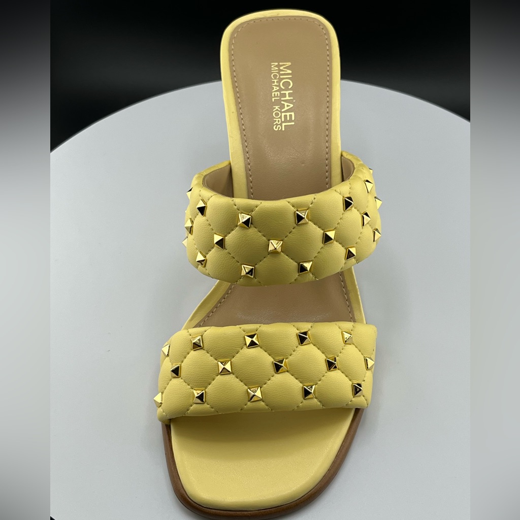 Michael Michael Kors Studded Open-Toe Sandals. New With Tags